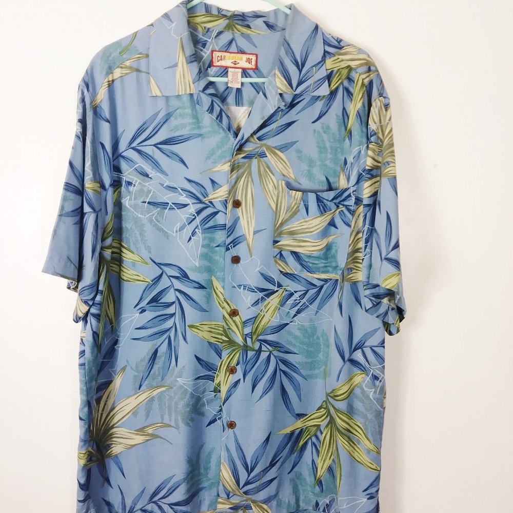 Caribbean Joe short sleeve shirt size L